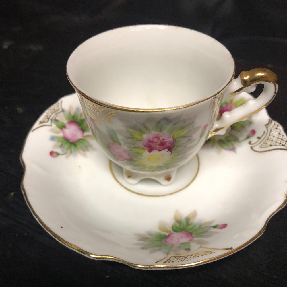 Ucagco China Tea Cup & Saucer Made In Japan